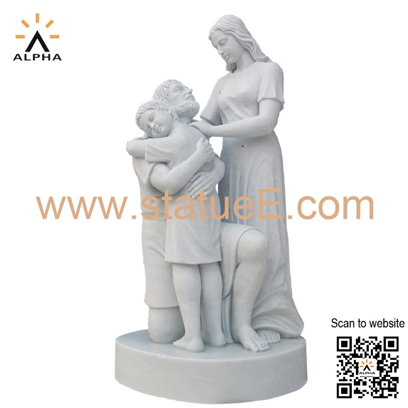 Marble holy family